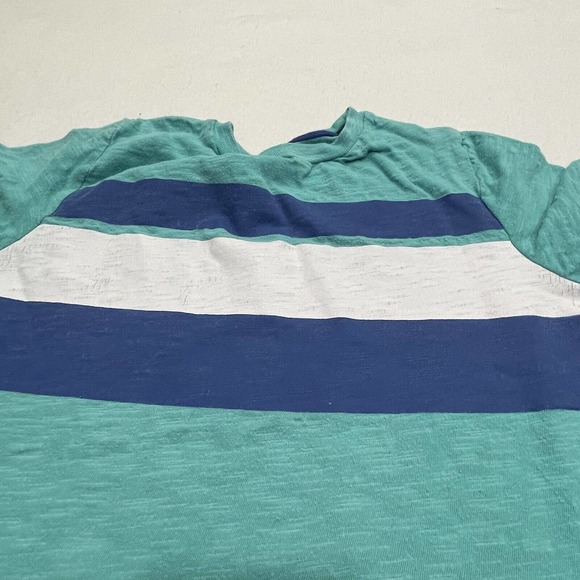 Mini Boden Boys Short Sleeves Shirt LOT Sz 6-7Y Blue Dogs Green Stripe shorts - Picture 5 of 9